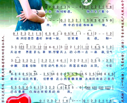雨中飘荡的回忆简谱-降央卓玛演唱