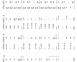 となりのトトロ钢琴简谱-数字双手-井上杏美