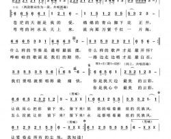 最炫民族风歌声飘过四十年简谱
