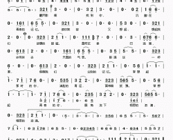 同学寄简谱