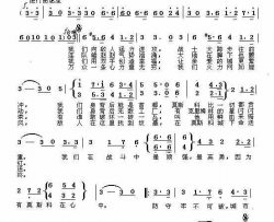 莫斯科保卫者之歌简谱-苏军红旗歌舞团演唱