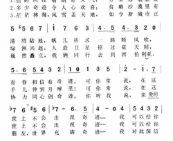 青春相信有奇迹简谱-维克多·别谢津演唱