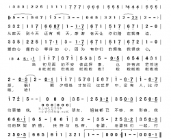 老婆简谱-S·H·E演唱
