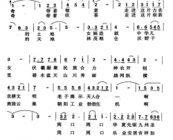 走进这片古老的土地简谱