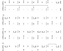 いつも何度でも钢琴简谱-数字双手-木村弓