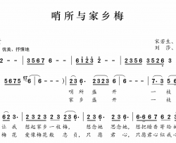 哨所与家乡梅简谱