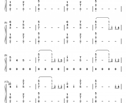 Forest Fantasy钢琴简谱-数字双手-Yiruma李闰珉