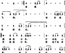 海鸥飞处台湾电影《海鸥飞处》主题歌简谱