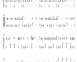 怪咖钢琴简谱-数字双手-薛之谦 杨迪