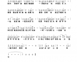 儿时的家简谱-江波演唱-江波/江波词曲