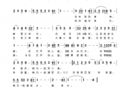 打开我心窗为脱贫攻坚的好干部而歌简谱-韩晓辉演唱-于全莉、醉歌/韩晓辉、寒风词曲