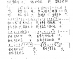 青海湖边好牧场简谱