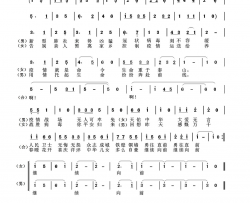 大爱无言为战胜新型冠状病毒而作简谱-绿海蓝天演唱-刘昌明/刘昌贵词曲