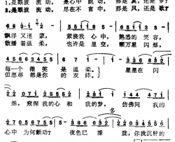 心动新加坡电视剧《调色板》插曲简谱-徐玮演唱-卡斯/似思甘达词曲