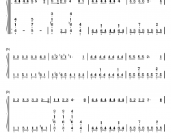 奇妙的约会钢琴简谱-数字双手-洪钟