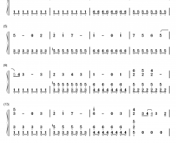 希望の呗钢琴简谱-数字双手-ウルトラタワー