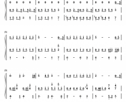 逆光钢琴简谱-数字双手-孙燕姿