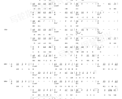 如果云知道简谱+和弦简谱-许茹芸演唱-许常德、季忠平/季忠平词曲