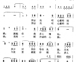 原谅我吧，心爱的姑娘简谱-鲁密君原作、关贵敏改词词/关贵敏曲关贵敏-