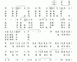 当牛皮鼓敲响的时候简谱-关牧村演唱