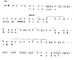 为改变穷山沟咱各显本领简谱