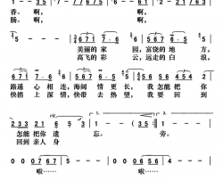 我怎能把你遗忘简谱-靳小才演唱-史俊/杨绍榈词曲