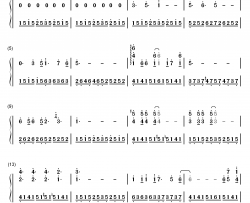 散步钢琴简谱-数字双手-久石让  Joe Hisaishi 宫崎骏