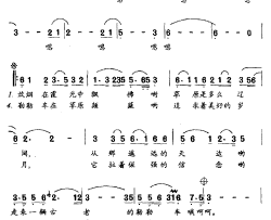 平原勒勒车简谱