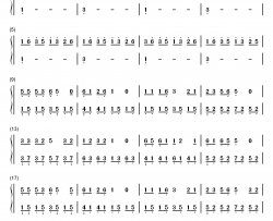 一荤一素钢琴简谱-数字双手-毛不易