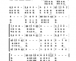 新西兰珠海联谊会之歌-闻梵、真情玲儿演唱简谱-闻梵演唱-冯文彬/王光兴词曲