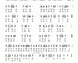 今年又是开门红王海椿词村夫曲今年又是开门红王海椿词 村夫曲简谱