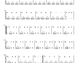 蓝色生死恋钢琴简谱-数字双手-那西索·叶佩斯