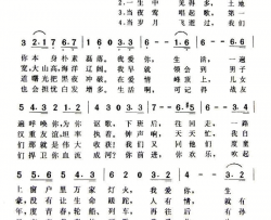 我爱你，生活简谱-马尔克·别尔涅斯演唱