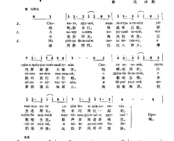 海港之夜ВЕЧЕРНАРЕЙДЕ中俄简谱海港之夜ВЕЧЕР НА РЕЙДЕ中俄简谱简谱