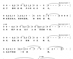 绿色守望简谱-郭芳芳演唱-尹相涛/印倩文词曲