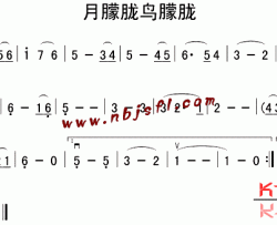 月朦胧鸟朦胧同名电视剧主题歌简谱-凤飞飞演唱