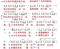 今生和你两相依简谱-剑归何处演唱-轻云望月/轻云望月词曲