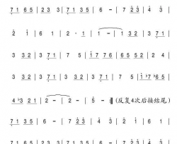 迎宾曲—感动中国简谱-交响乐演唱