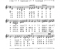 [罗马尼亚]家乡叙事曲简线混排简谱