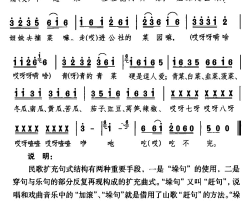 摘菜调贵州民歌简谱
