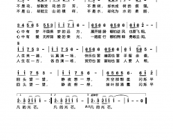 平凡的光芒简谱