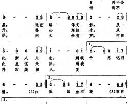 千愁记旧情简谱-香港电视连续剧《射雕英雄传》插曲罗文-