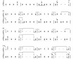 Can You See钢琴简谱-数字双手-Fifth Harmony