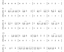 アイネクライネ钢琴简谱-数字双手-米津玄师