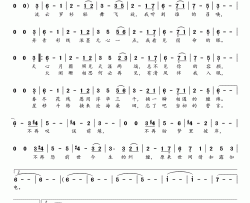 画壁简谱(歌词)-小爱的妈演唱-桃李醉春风记谱