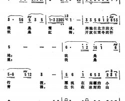 祖国之恋简谱-蒋大为演唱