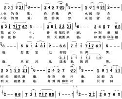 乡恋高清正版简谱