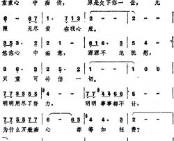 心债简谱-香港电视剧《香城浪子》主题歌张伟文-