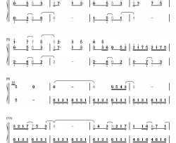 碧き願い钢琴简谱-数字双手-佐坂めぐみ