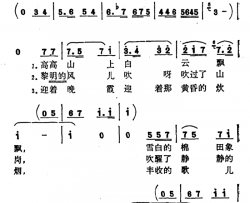 来里古尔简谱-